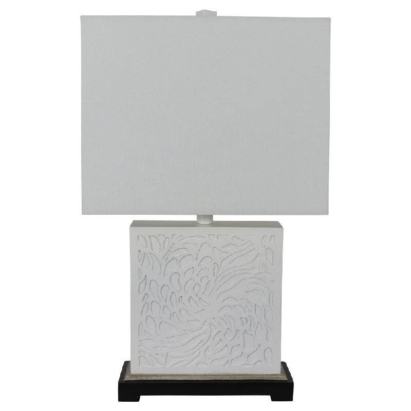 glass table lamps with a frosted surface for soft light diffusionglass table lamps with a frosted surface for soft light diffusionKeller Carved Square Resin Table Lamp