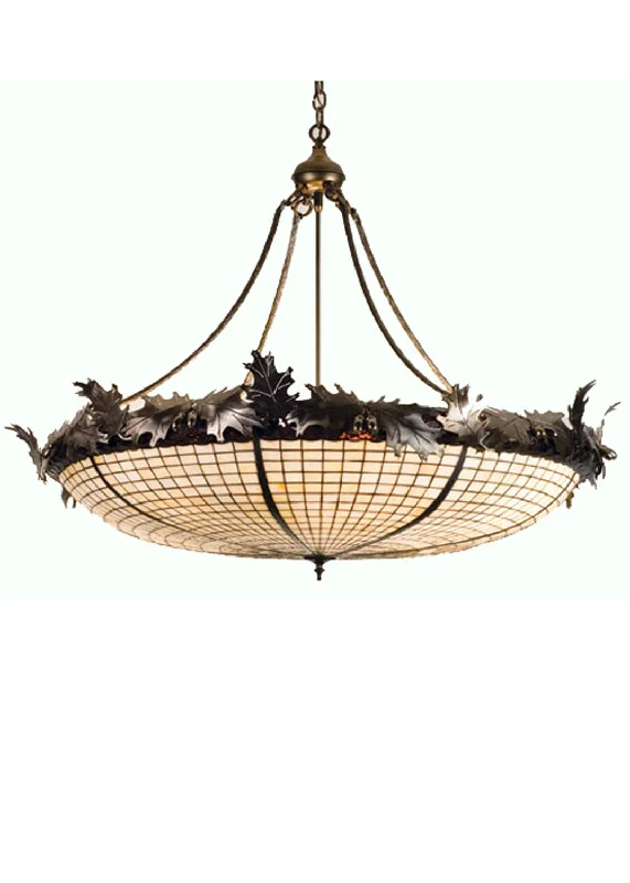 Indian - Themed Ceiling Lights with Intricate Filigree and Mirror WorkIndian - Themed Ceiling Lights with Intricate Filigree and Mirror WorkSix Light Inverted Pendant