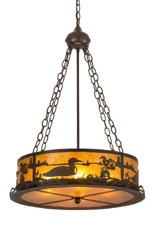 Japanese - Inspired Ceiling Lights with Shoji - Screen - like DiffusersJapanese - Inspired Ceiling Lights with Shoji - Screen - like DiffusersFour Light Inverted Pendant