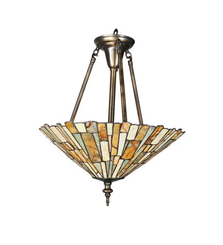 Retro Ceiling Lights Inspired by the 1950s and 1960s DesignRetro Ceiling Lights Inspired by the 1950s and 1960s DesignThree Light Semi-Flushmount