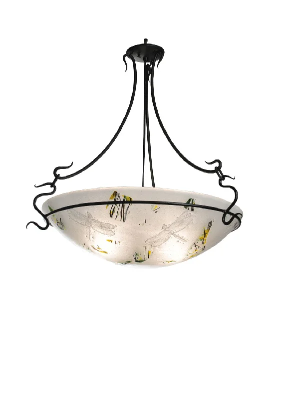 Gothic Ceiling Lights with Dark Metalwork and Pointed ArchesGothic Ceiling Lights with Dark Metalwork and Pointed ArchesThree Light Semi-Flushmount
