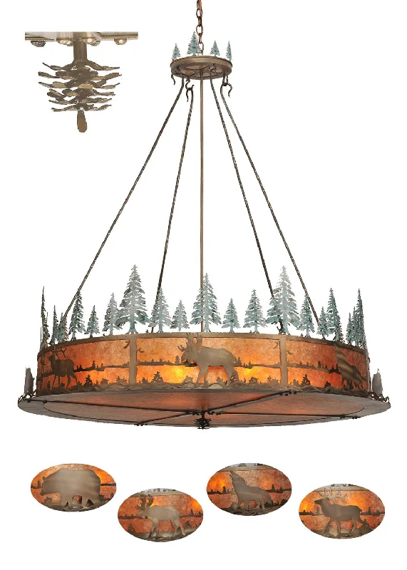 Glass Ceiling Lights with Frosted, Colored, or Etched GlassGlass Ceiling Lights with Frosted, Colored, or Etched GlassNine Light Inverted Pendant