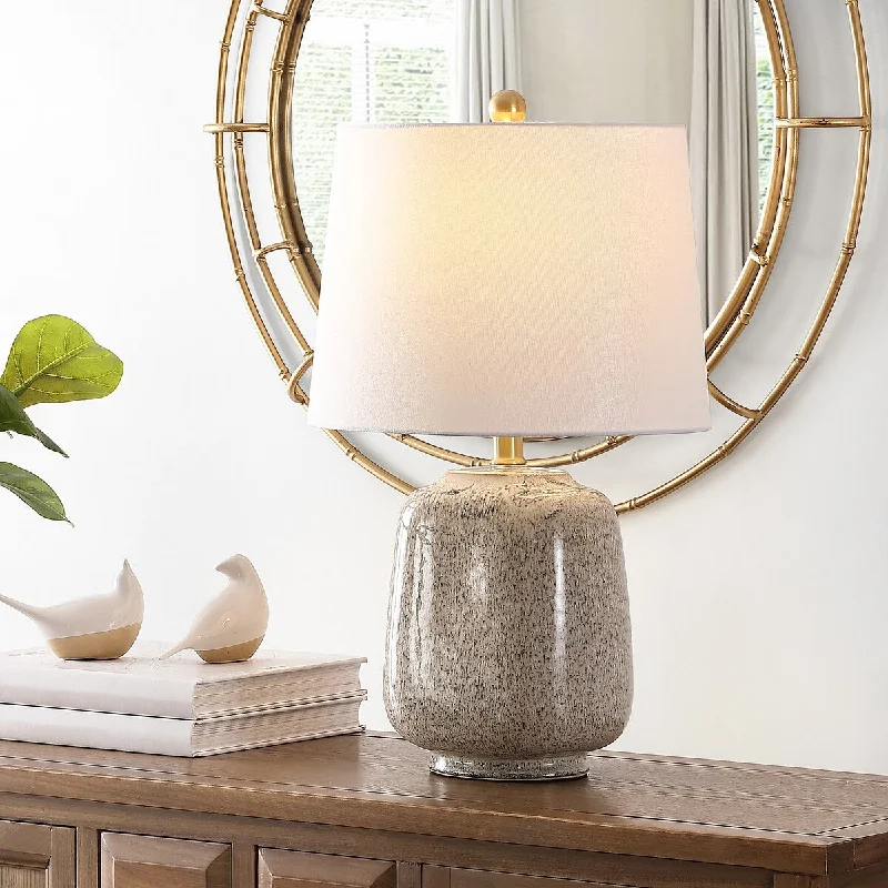 ceramic table lamps with hand painted designs for an artistic touchceramic table lamps with hand painted designs for an artistic touchSAFAVIEH Lighting Roelfien Cream/Blue 23-inch Ceramic LED Table Lamp - 14" W x 12" L x 23" H - 14Wx12Dx23H