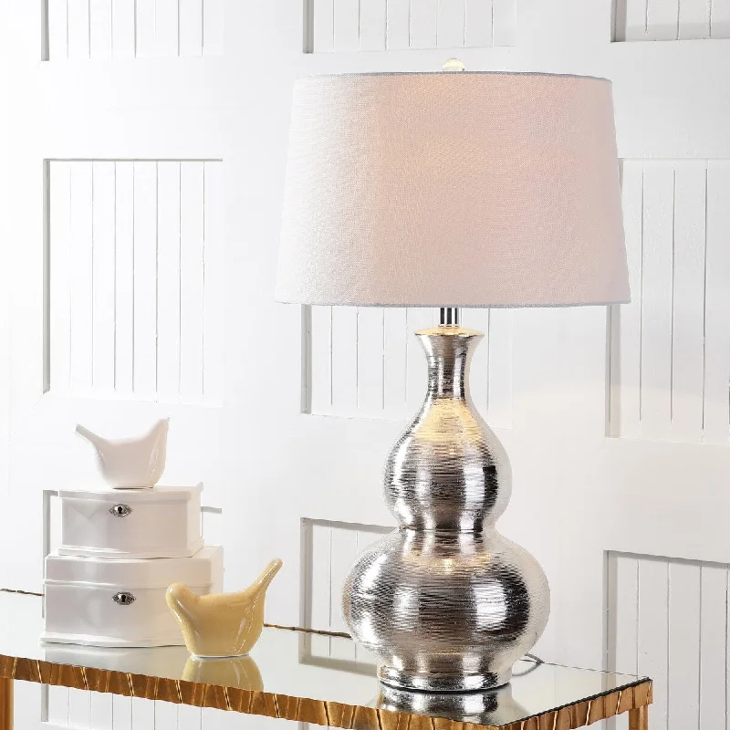 modern minimalist table lamps for contemporary living roomsmodern minimalist table lamps for contemporary living roomsSAFAVIEH Lighting Sharonda 31-inch LED Table Lamp - 18"x18"x31" - 18Wx18Dx31H