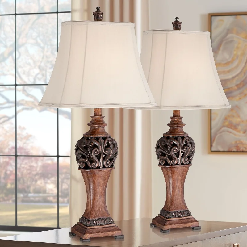 wooden table lamps with natural grain for a warm and organic feelwooden table lamps with natural grain for a warm and organic feelTraditional Table Lamps 30" Tall Set of 2 Bronze Wood Carved Leaf Creme Rectangular Bell Shade wooden table lamps with natural grain for a warm and organic feelwooden table lamps with natural grain for a warm and organic feelTraditional Table Lamps 30" Tall Set of 2 Bronze Wood Carved Leaf Creme Rectangular Bell Shade